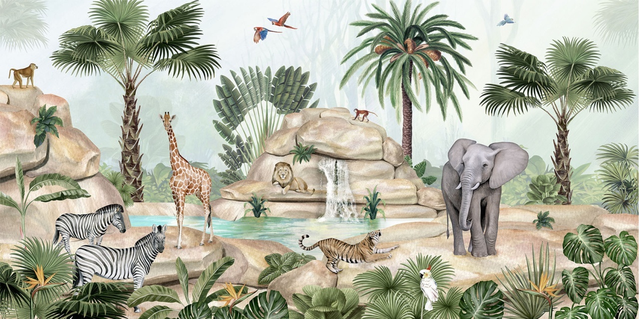 Fototapet Jolly Jungle, Kikki Belle - 2
