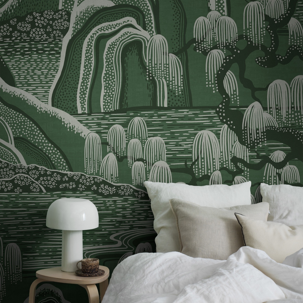 Fototapet lavabil, Indigo Garden Mural 9592W