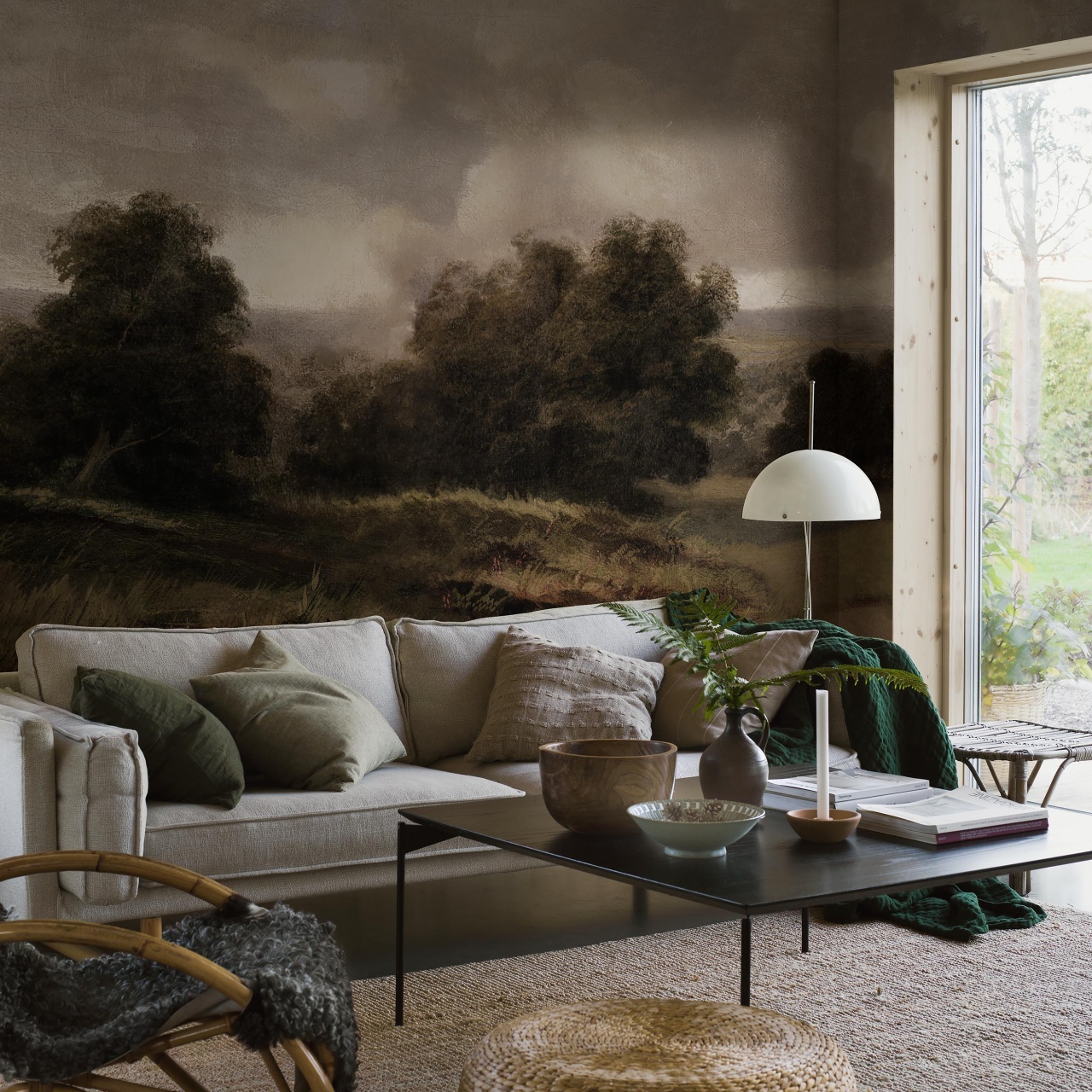 Fototapet lavabil, Oilpainting Landscape 9483W — imaginea 3