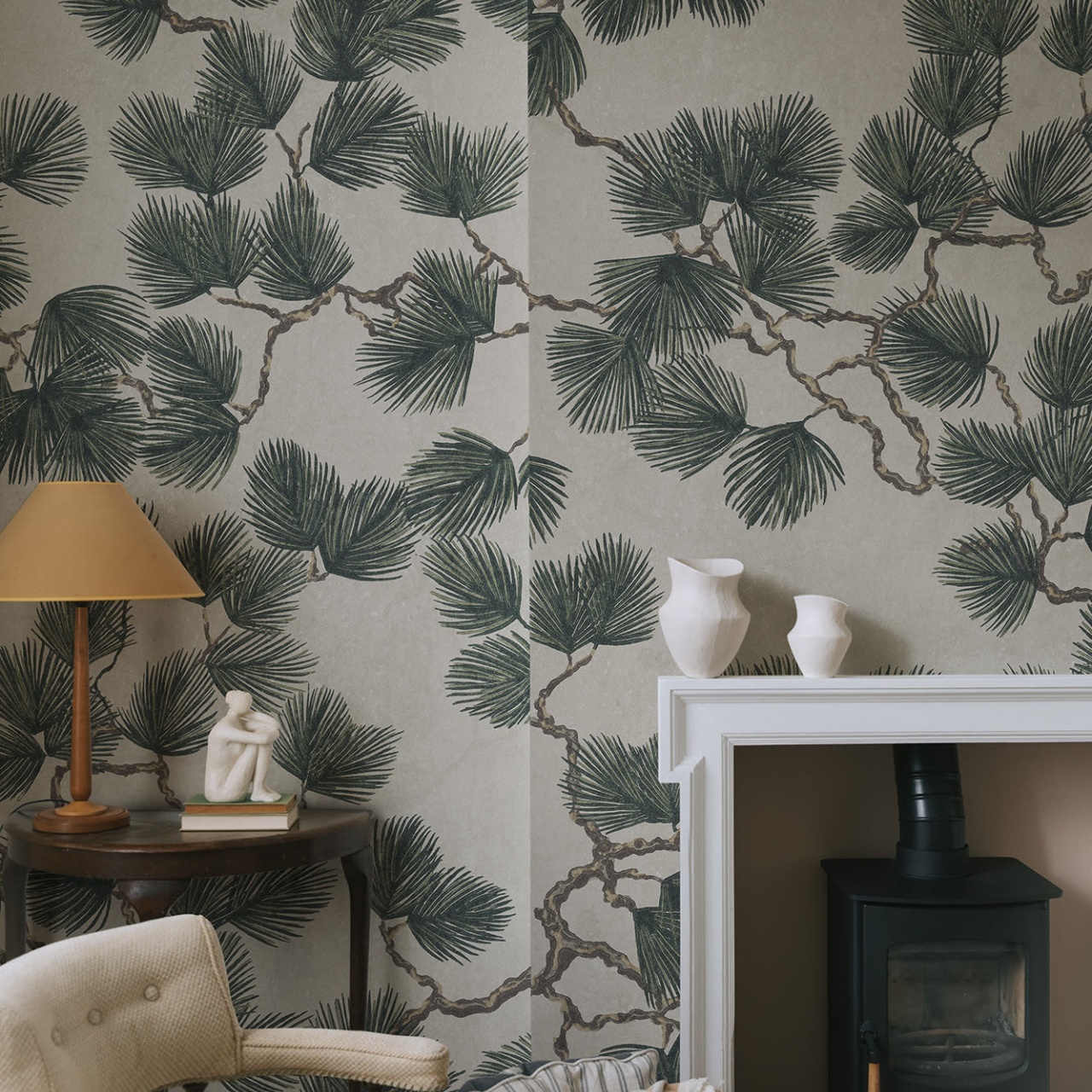 Fototapet lavabil, Pine Mural, Green, Sandberg