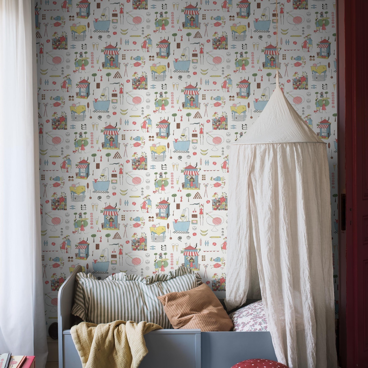 Fototapet lavabil, Stig Lindberg Krakel Spektakel 9809W — imaginea 6