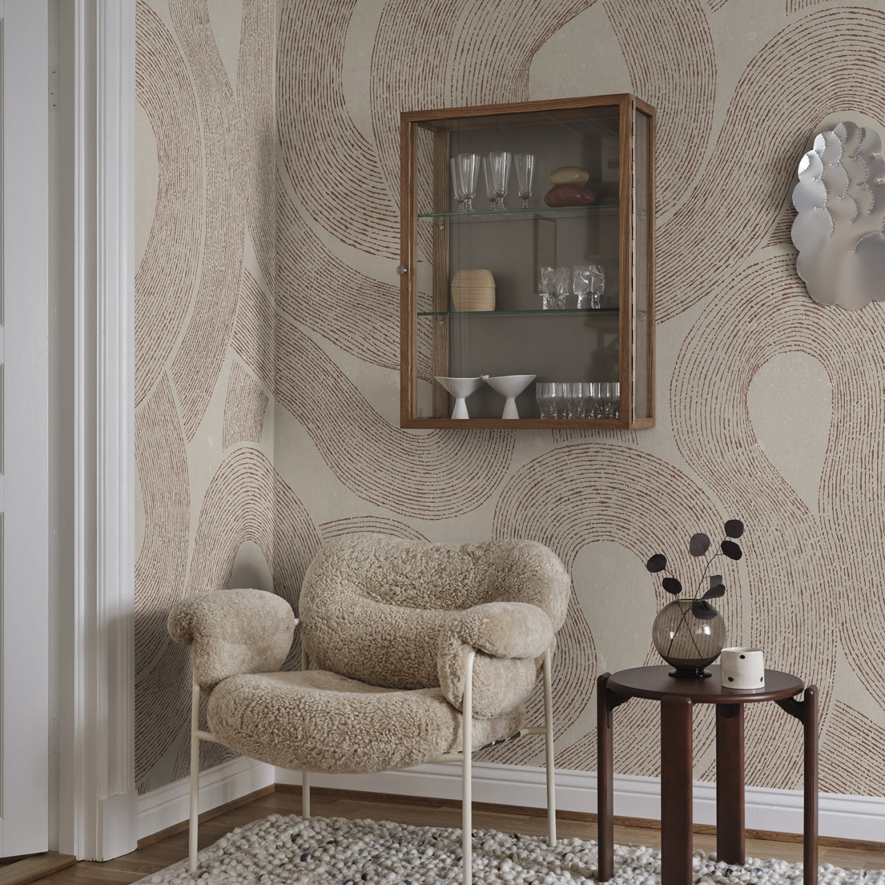 Fototapet lavabil, Zen Mural, Terracotta, Sandberg