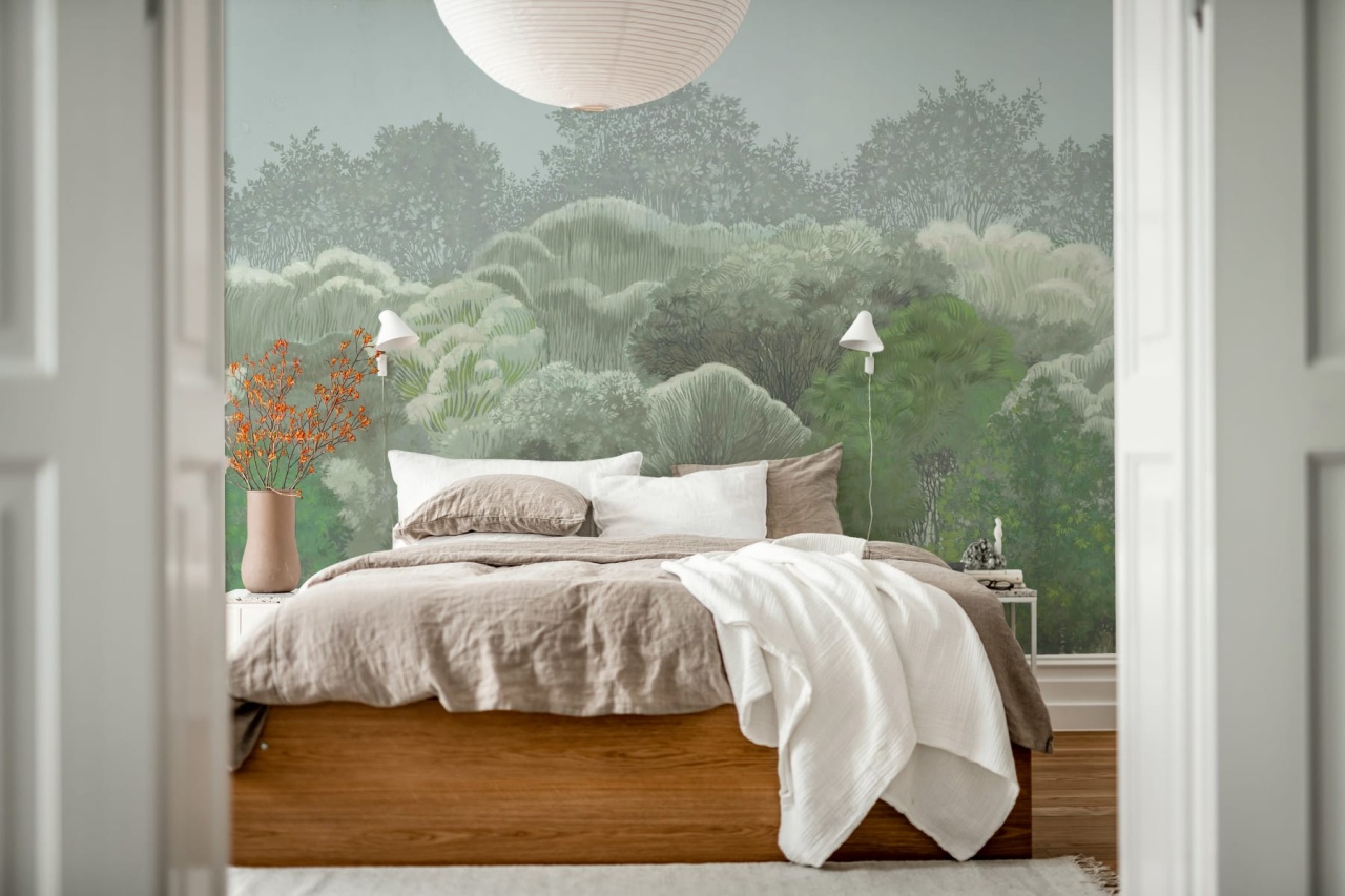 Fototapet, Leafy Forest, Summer, Rebel Walls