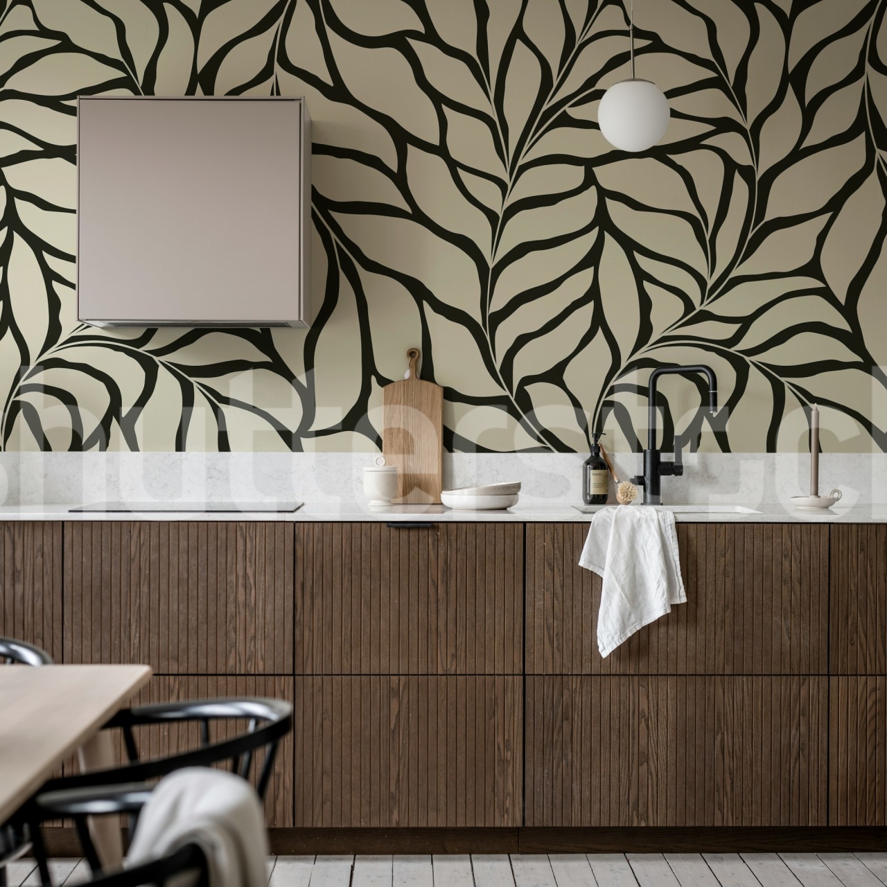 Fototapet, Midnight Vines, Black, Rebel Walls - 3