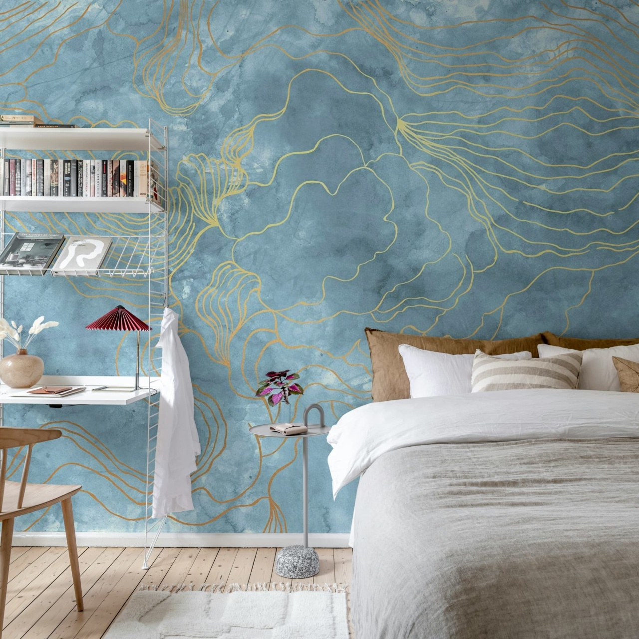 Fototapet, Opulence Storm, Light Blue, Rebel Walls - 3