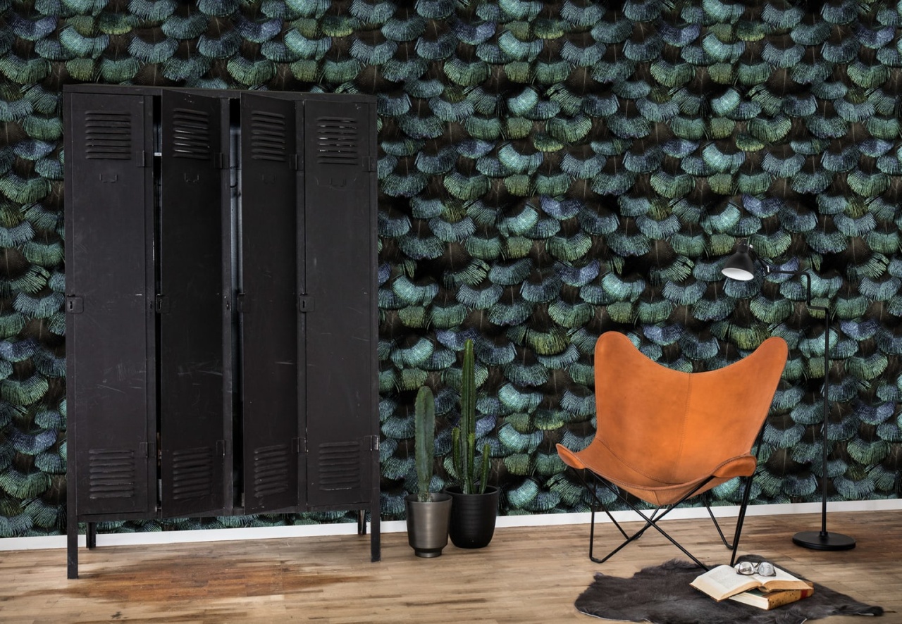 Fototapet, Peacock Plumage, Rebel Walls — imaginea 4