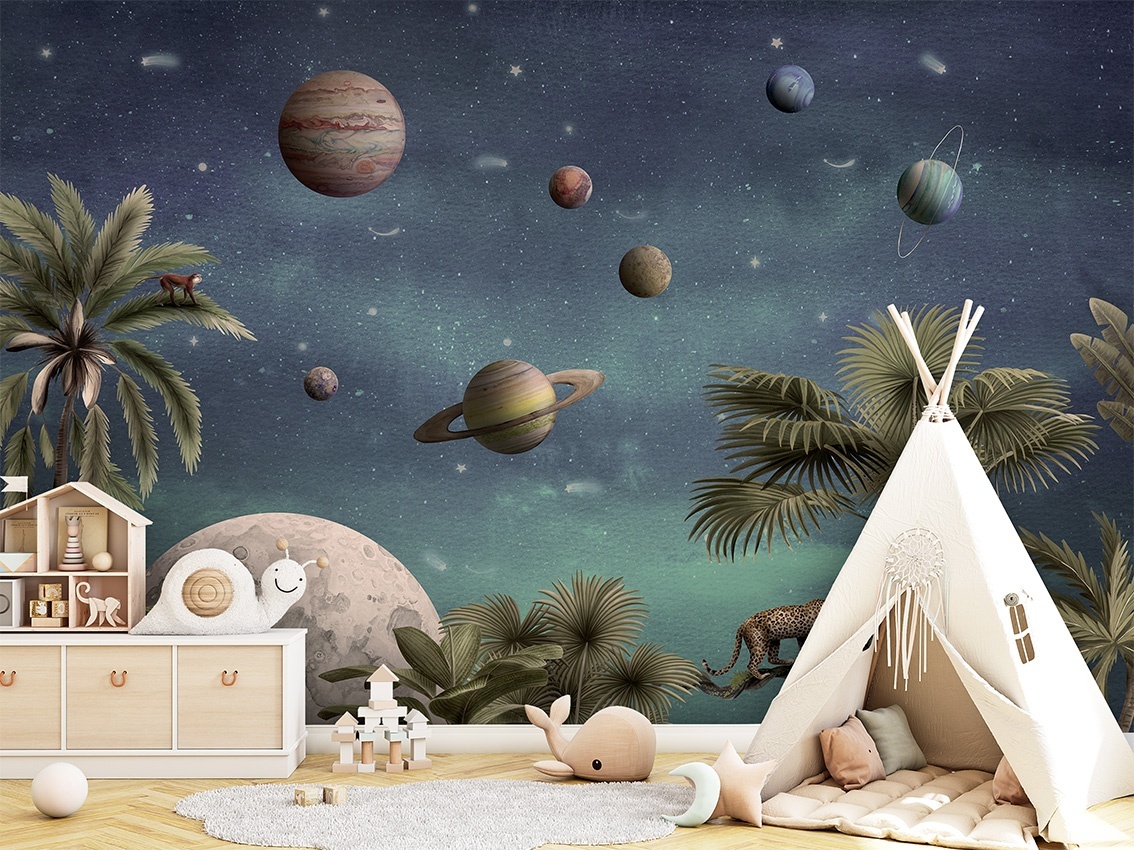 Fototapet Pretty Planets, Kikki Belle - 5