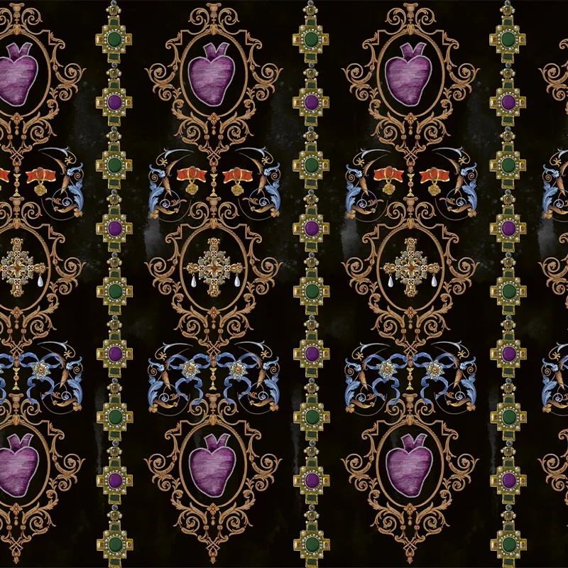 Fototapet Queen's Treasure (Onix), VLAdiLA - 2