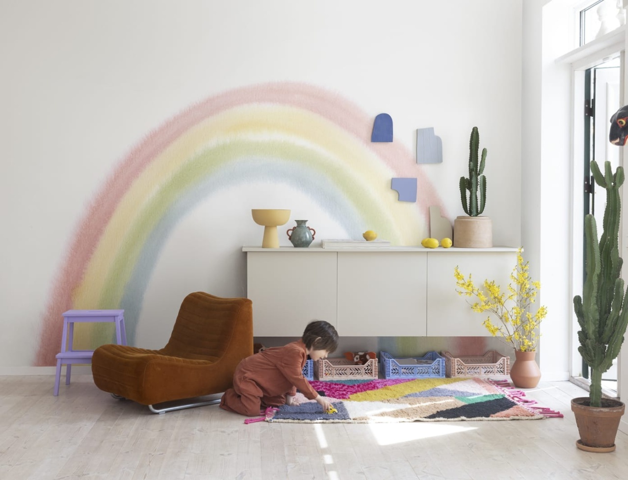 Fototapet, Rainbow, Multi, Rebel Walls