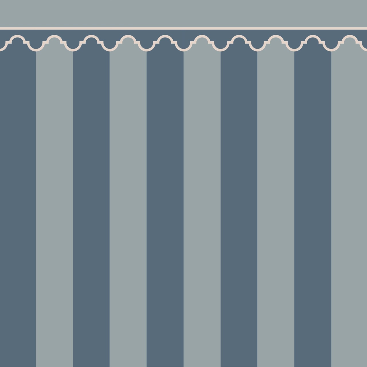 Fototapet, Stripe Chateau, Blue, Rebel Walls - 2