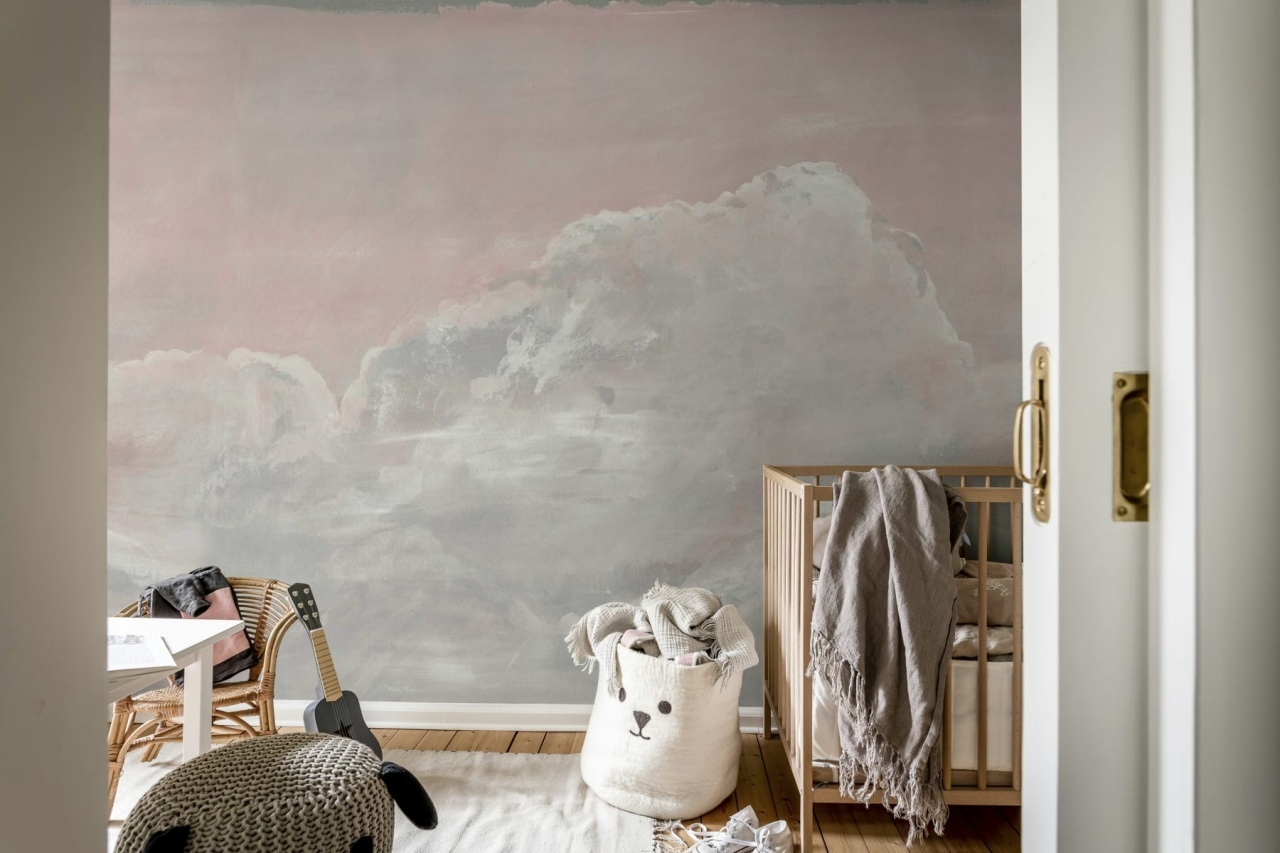 Fototapet, Up in the Clouds, Pink, Rebel Walls - 3