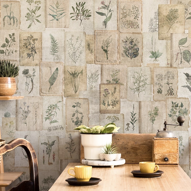 Fototapet Vintage Herbarium, VLAdiLA - 3