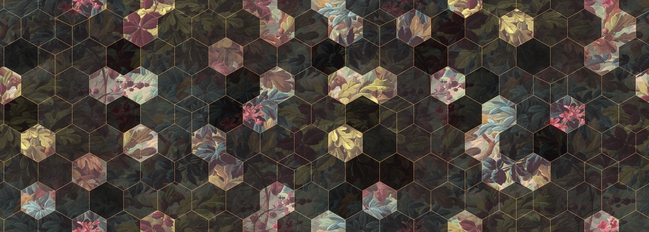 Fototapet, Vinum Hexagon, Rebel Walls - 2
