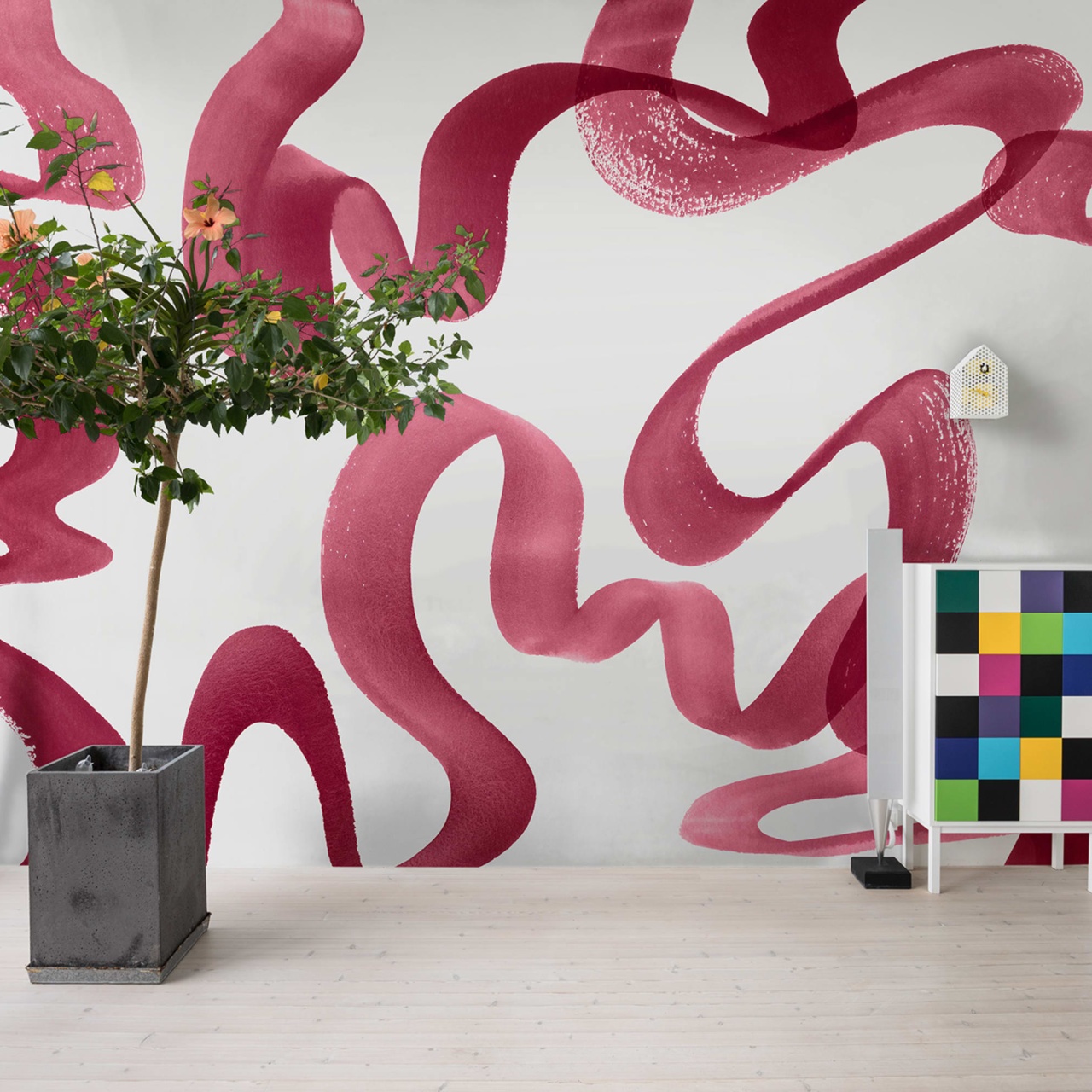 Fototapet, Waves, Magenta, Rebel Walls - 3
