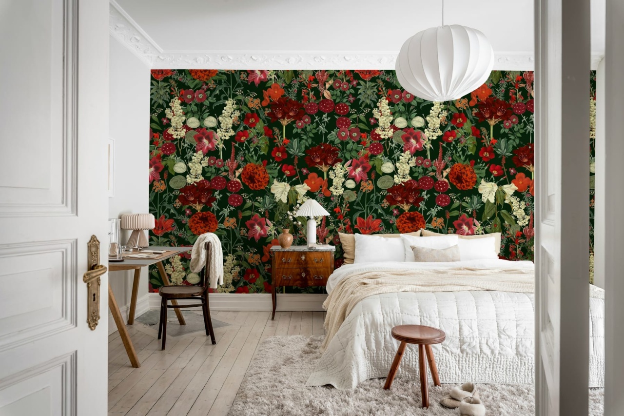 Fototapet, Wintergarden, Red, Rebel Walls - 3
