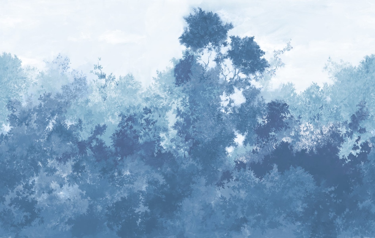 Fototapet, Wood, Blue, Rebel Walls - 2