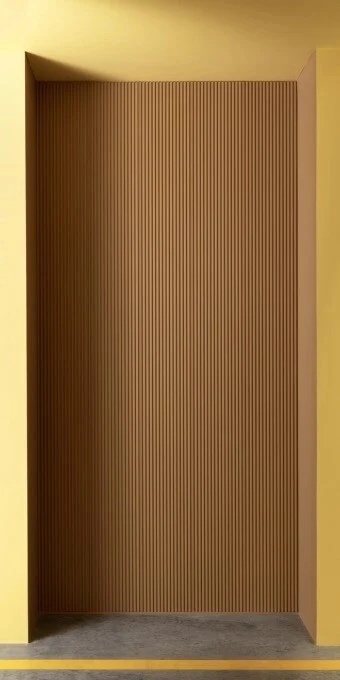 Panou riflaj decorativ 3D din polimer rigid, model Moon - 12.2x1.2x270 cm - 2 | YEO