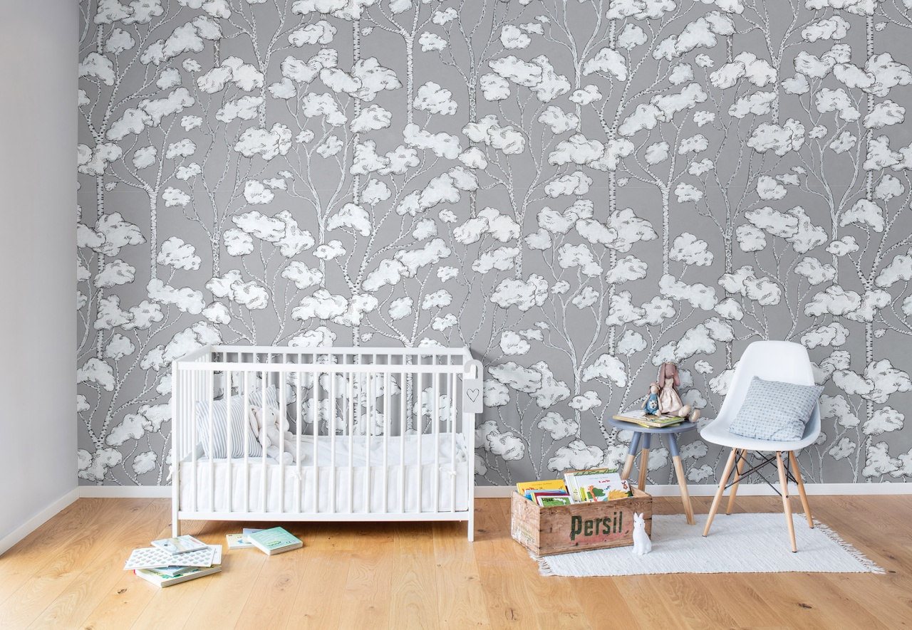 Tapet Animal Tree, Grey, Rebel Walls - 2 | YEO