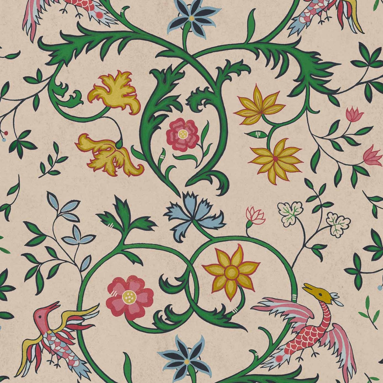Tapet Antwerp Damask, Stone, Coordonne, 5mp / rola - 2