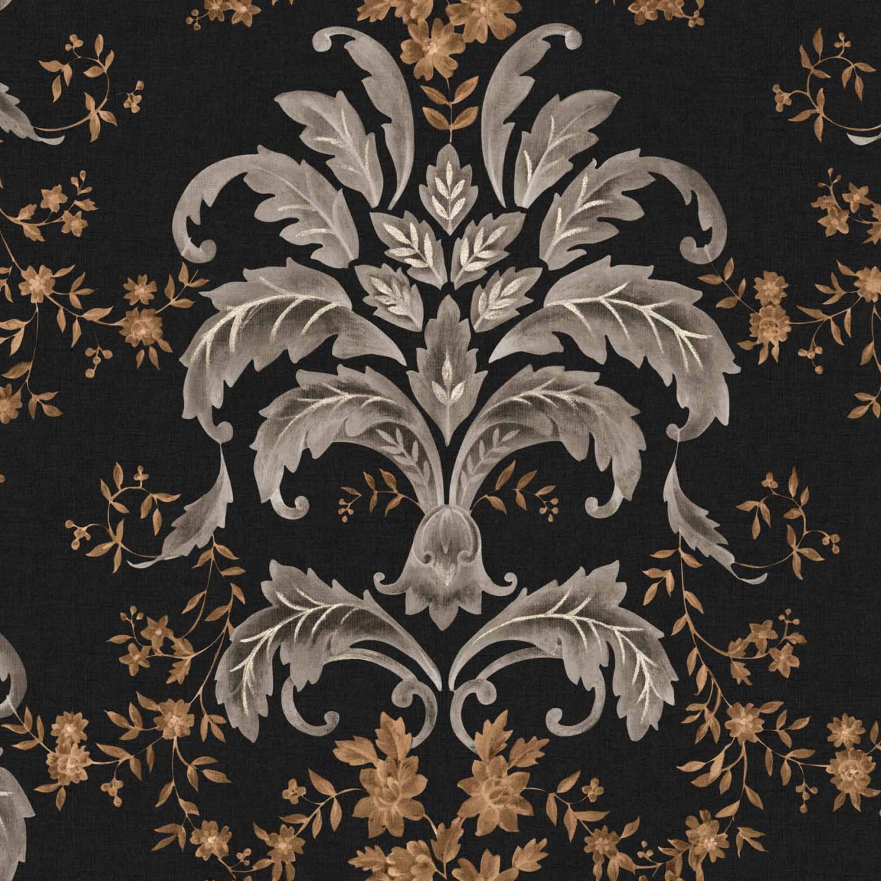 Tapet French Damask, Onyx, Coordonne, 5mp / rola — imaginea 2