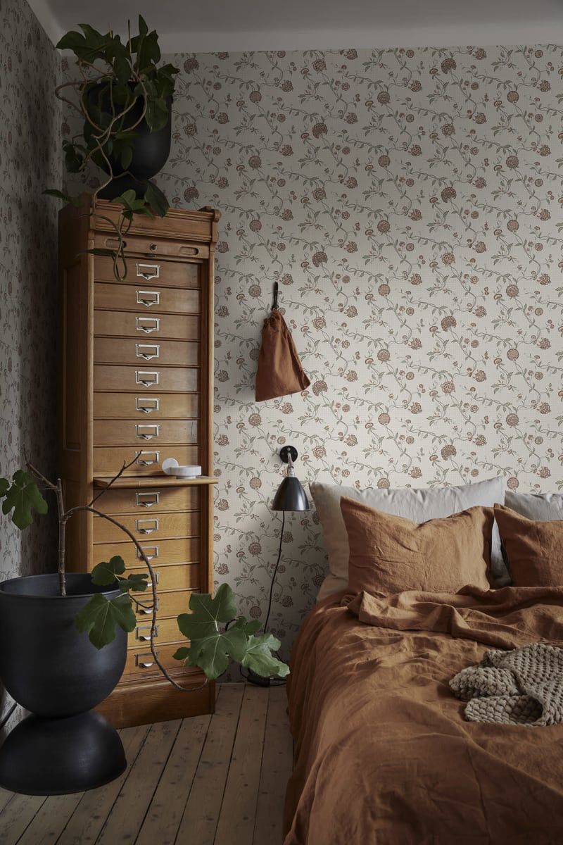 Tapet lavabil Adelaide Terracotta, Sandberg, 5.3mp / rola - 2 | YEO