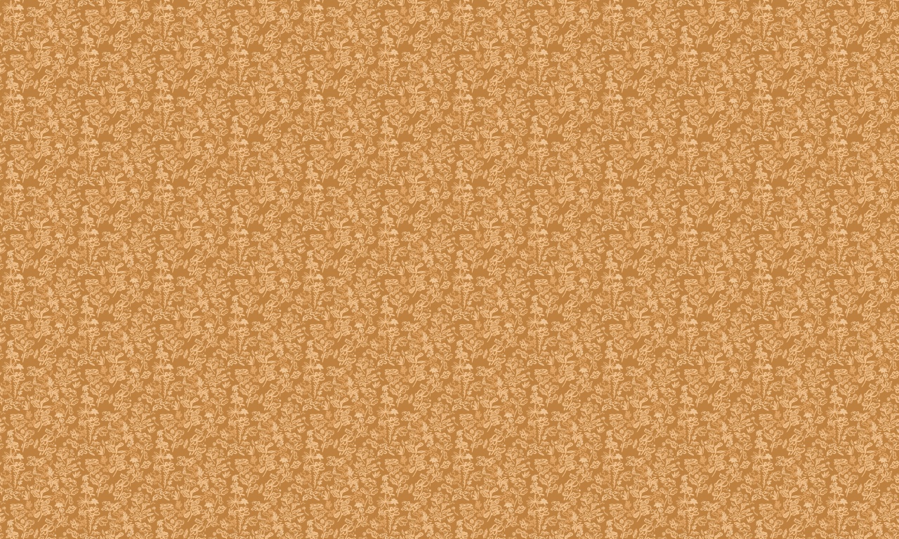 Tapet lavabil Crazy Flowers, Ocher, TresTintas 5mp / rola - 2 | YEO