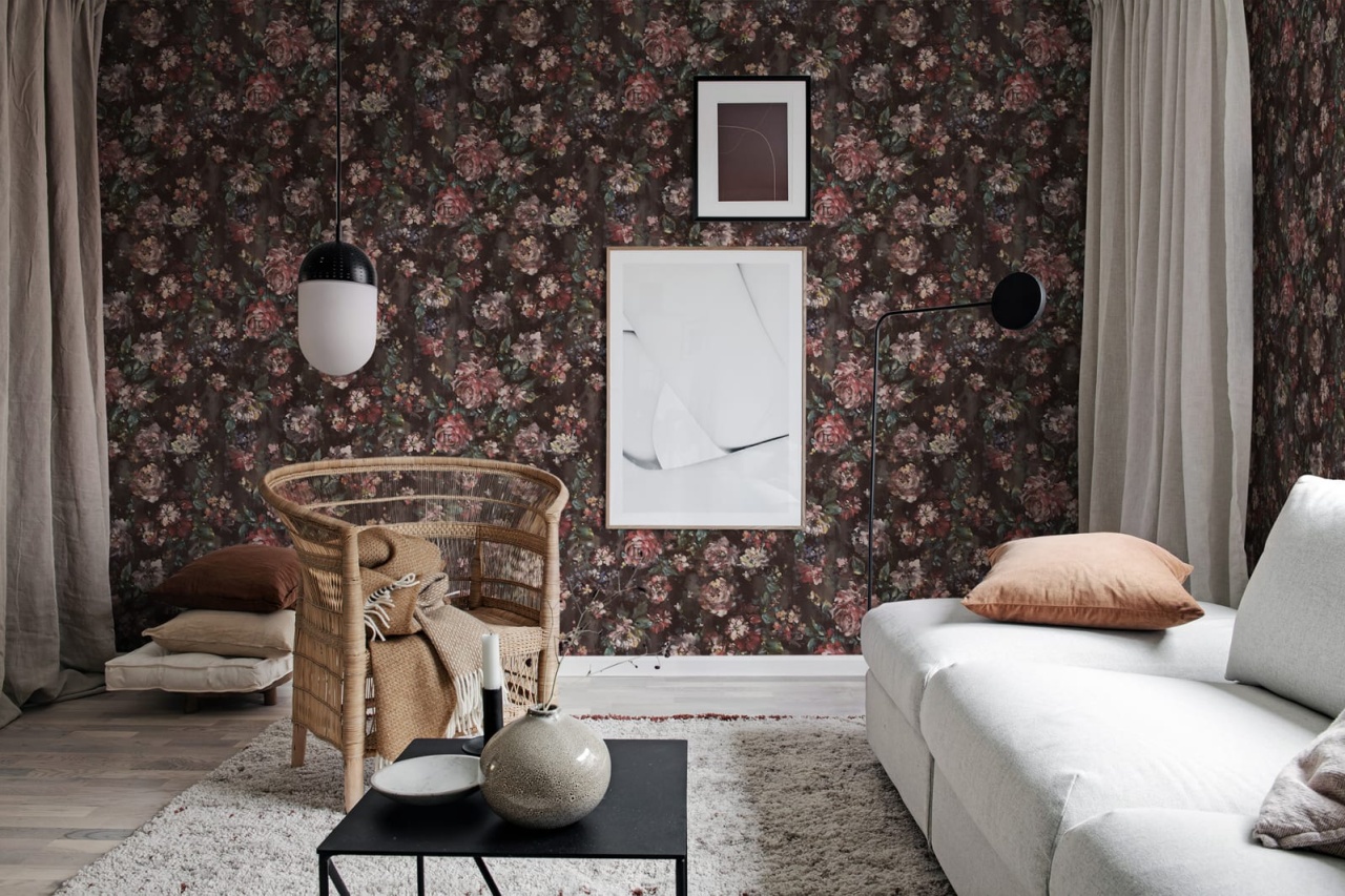Tapet personalizabil Jardin, Red Velvet, RebelWalls, 5 mp / rola — imaginea 5