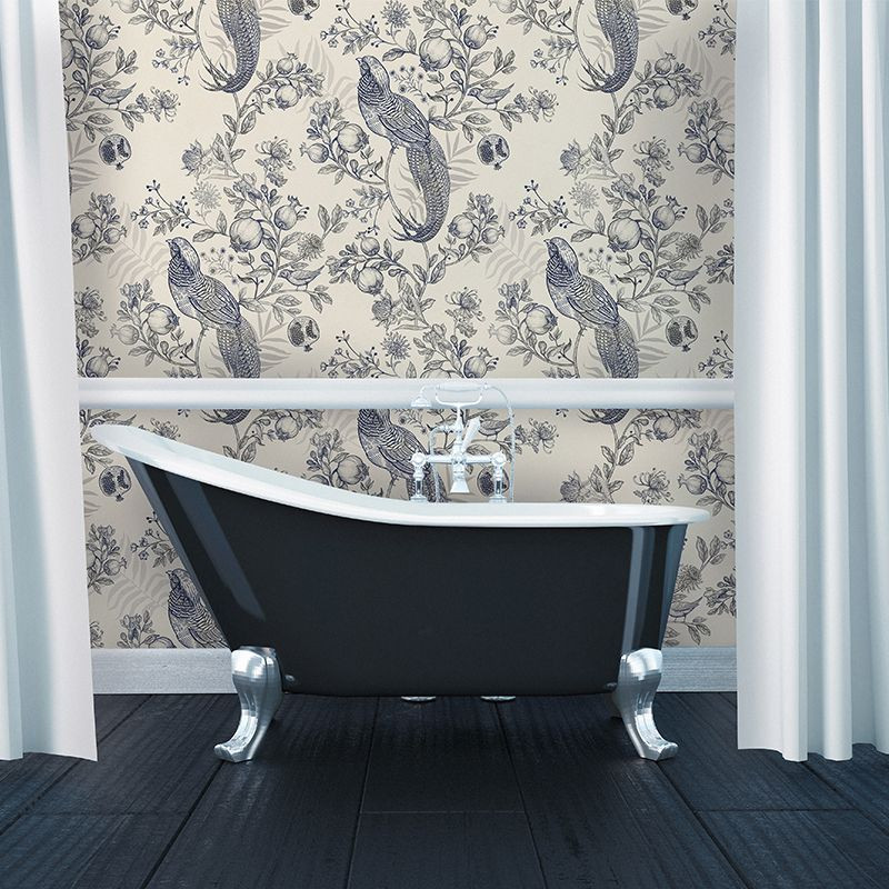 Tapet Pomegranate Garden in Cobalt, VLAdiLA - 2 | YEO