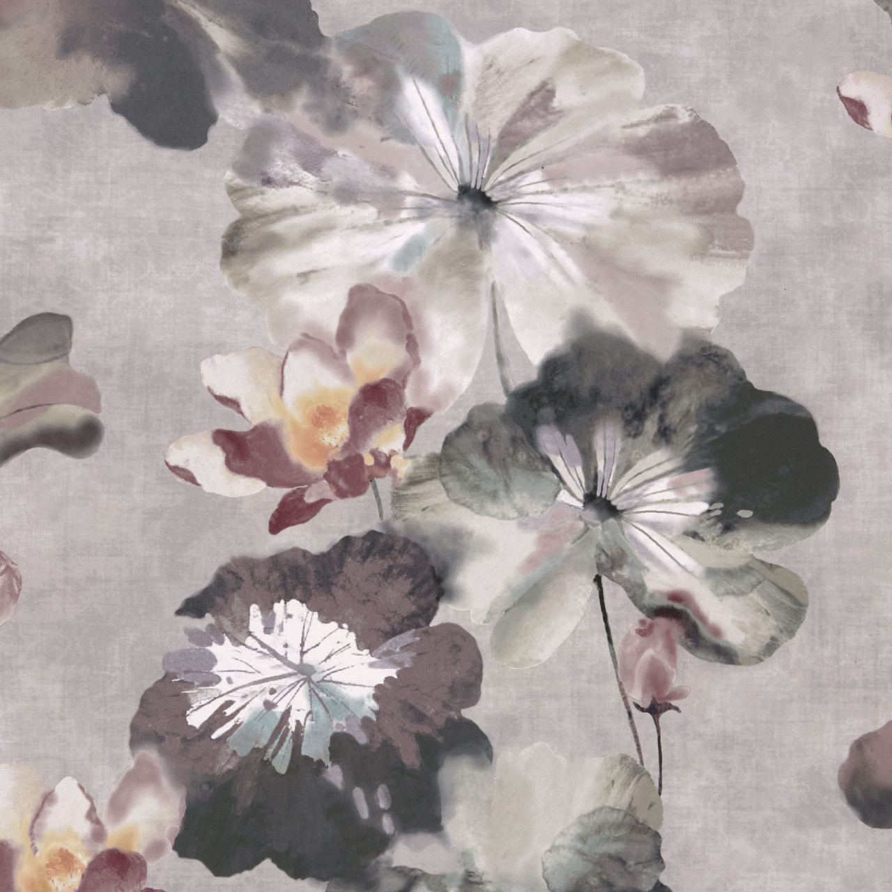 Tapet Water Lilies, Chamomile Pink Luxury Floral, 1838 Wallcoverings, 5.3mp / rola - 1 | YEO