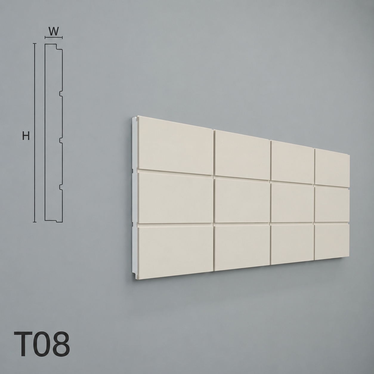 Termosistem exterior T08A-50x4x200cm - Img 1