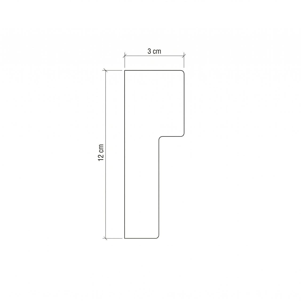 Ancadrament exterior AT06A-12x3x200cm - 2