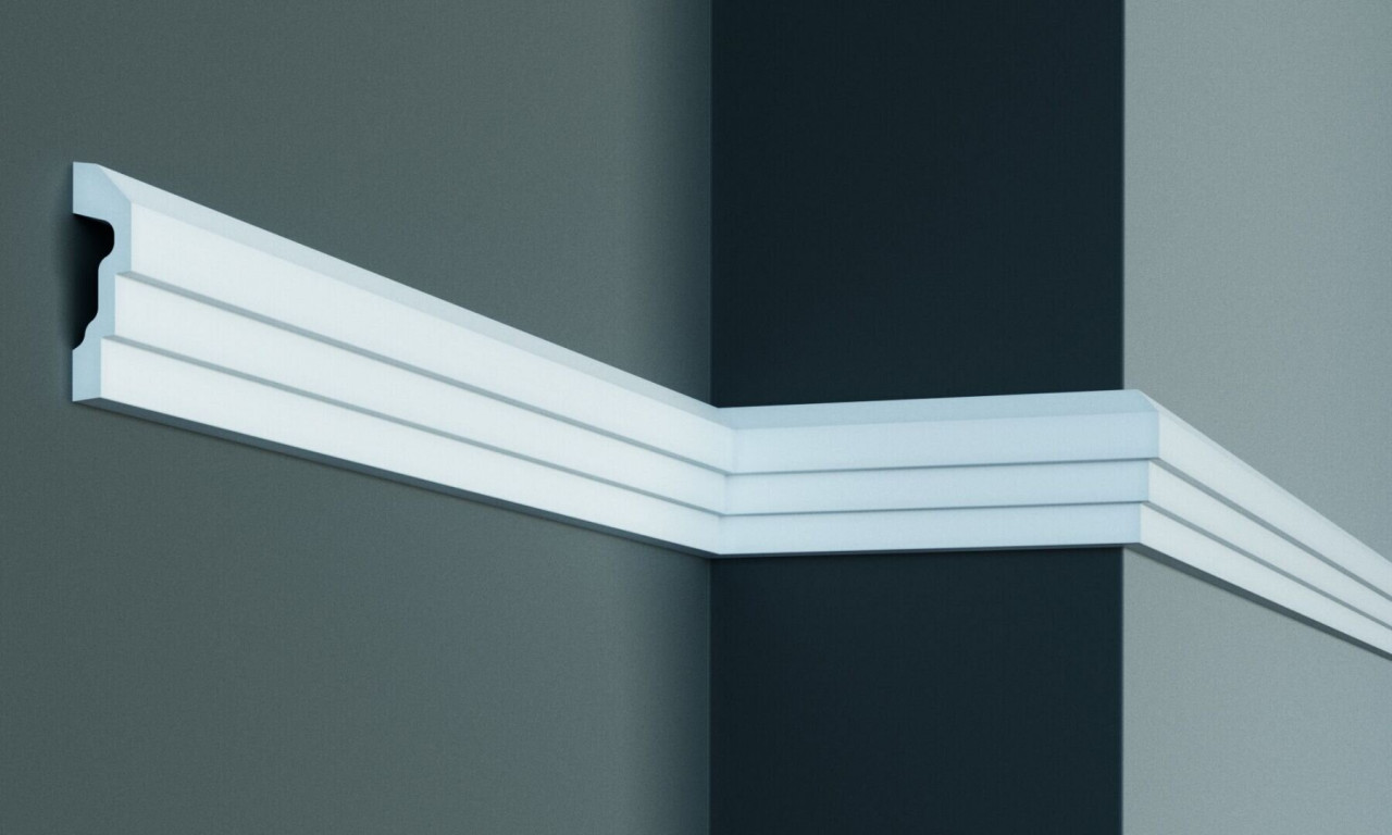 Brau decorativ din poliuretan Flexibil CR739F - 7.5x2.1x200 cm - 2 | YEO