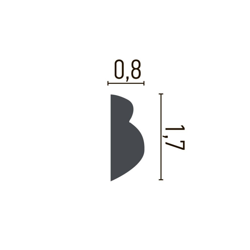 Brau decorativ flexi CR700F - 1.7x0.8x200 cm - 1 | YEO