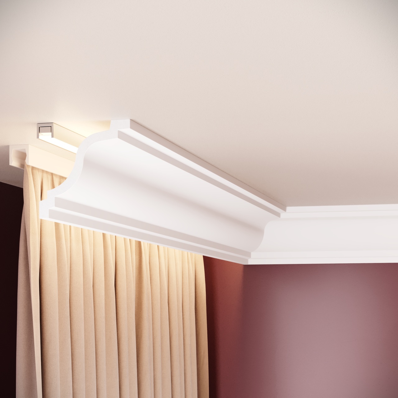 Cornisa decorativa C15 - 8x8x200 cm - 3 | YEO