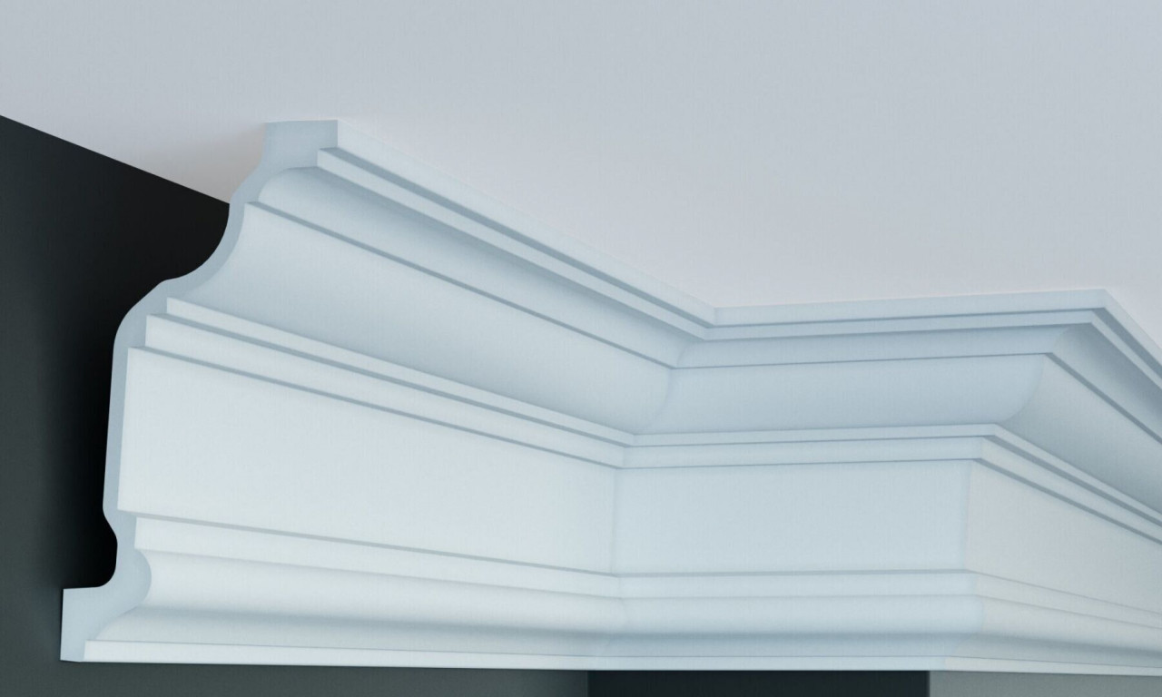 Cornisa decorativa din poliuretan P825 - 23x11x200 cm - 2 | YEO