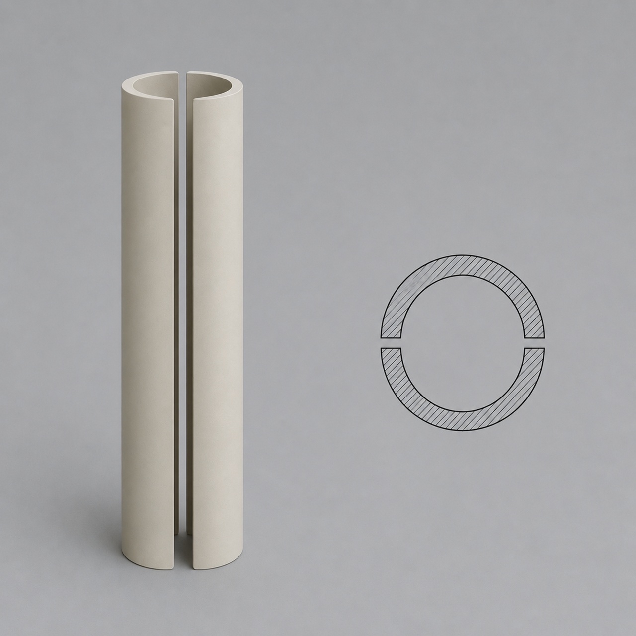 Corp coloana exterior LT03.6A-45x45x200cm - 2