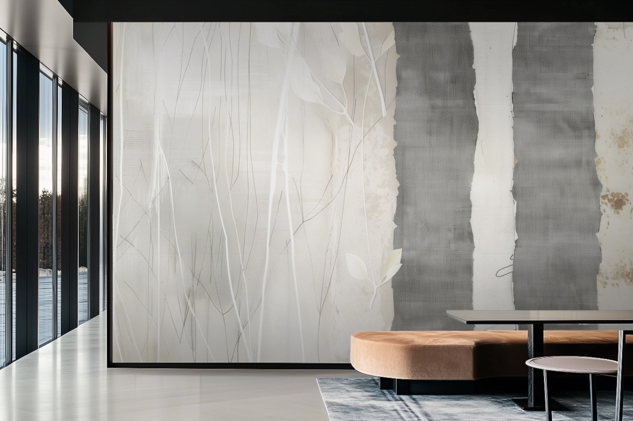 Fototapet Abstract Marron et Beige Froisse Rêve MF203 — imaginea 2