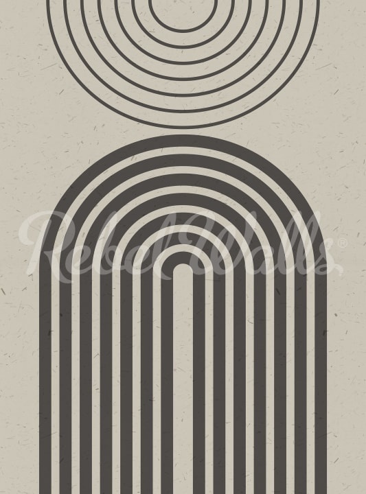 Fototapet, Abstract Vaults, Gray, Rebel Walls - 2