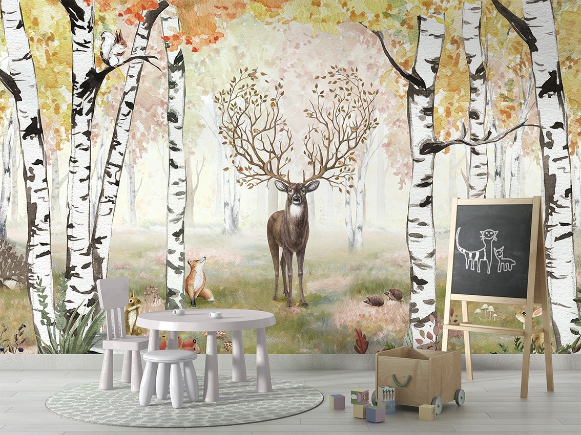 Fototapet Amazing Antlers - Autumn, Kikki Belle - 4