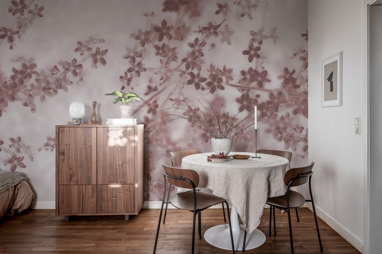 Fototapet, Apple Bloom, Pink, Rebel Walls - 3