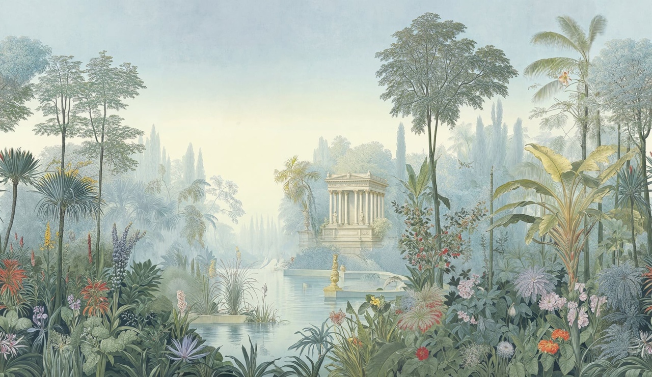 Fototapet Arcadian Water Garden - personalizat, VLAdiLA - 2