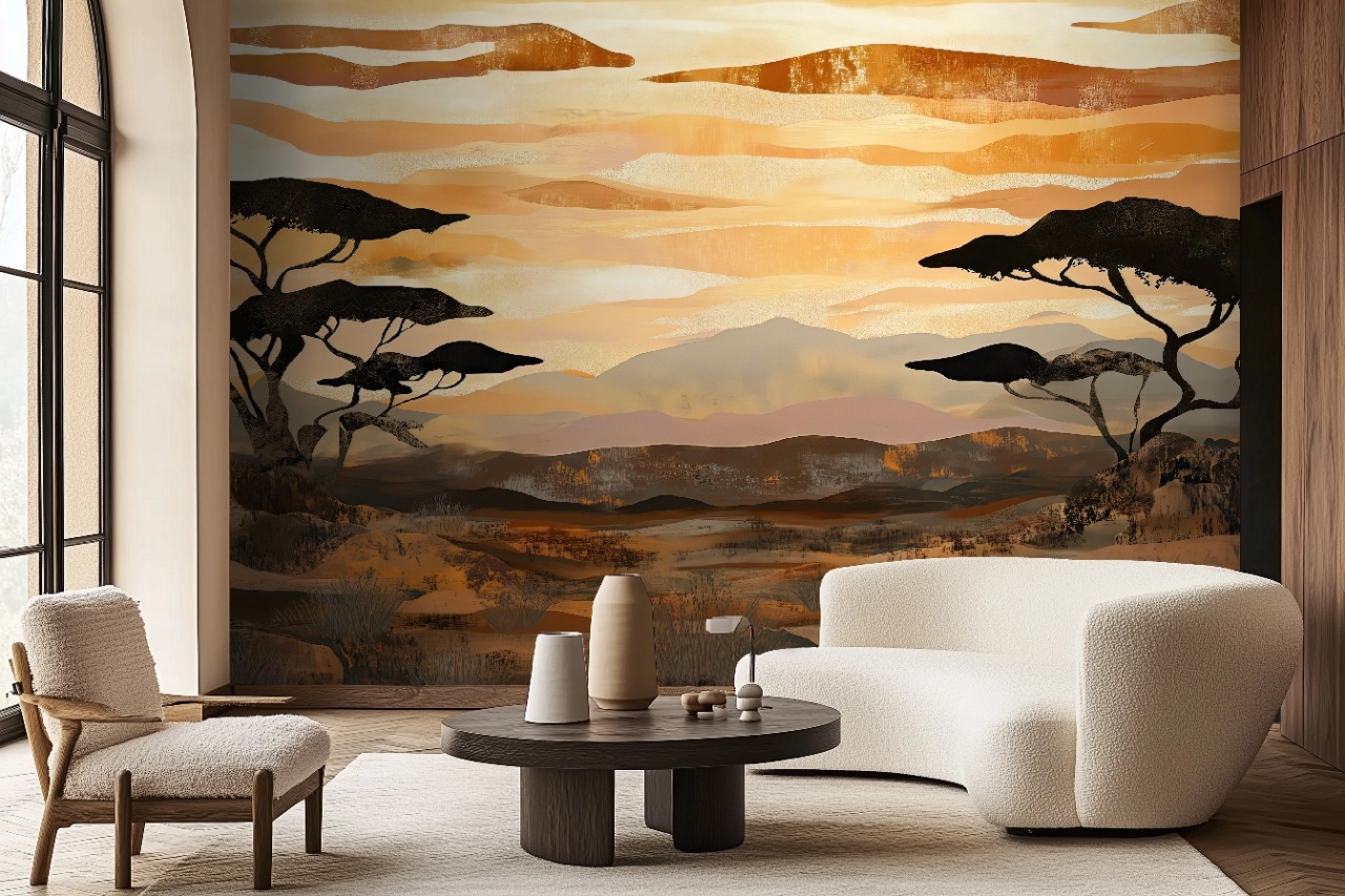 Fototapet Artistic Continent Mystique Savane Rêve CMS200 - 2