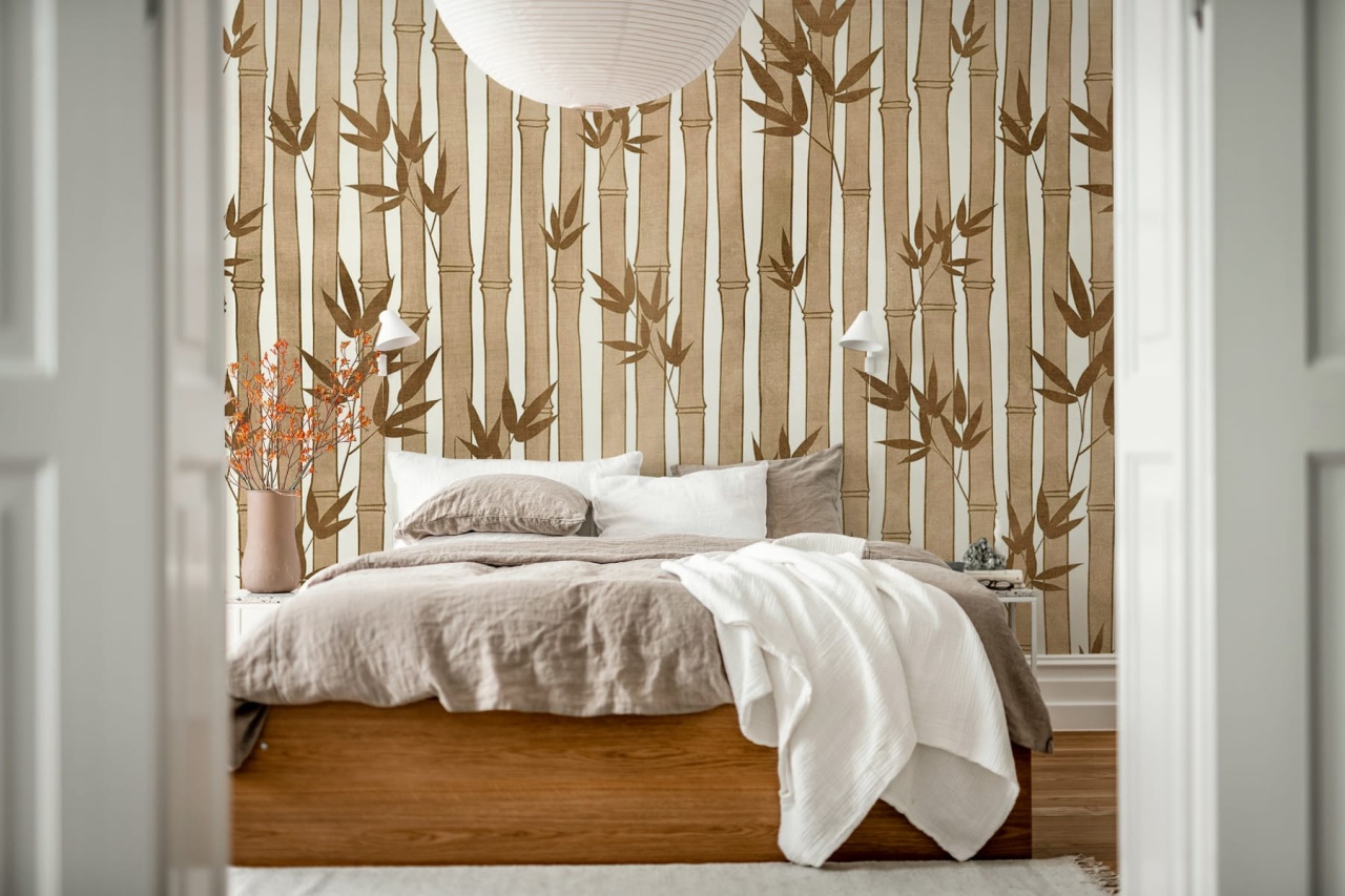 Fototapet, Bamboo Forest, Brown, Rebel Walls