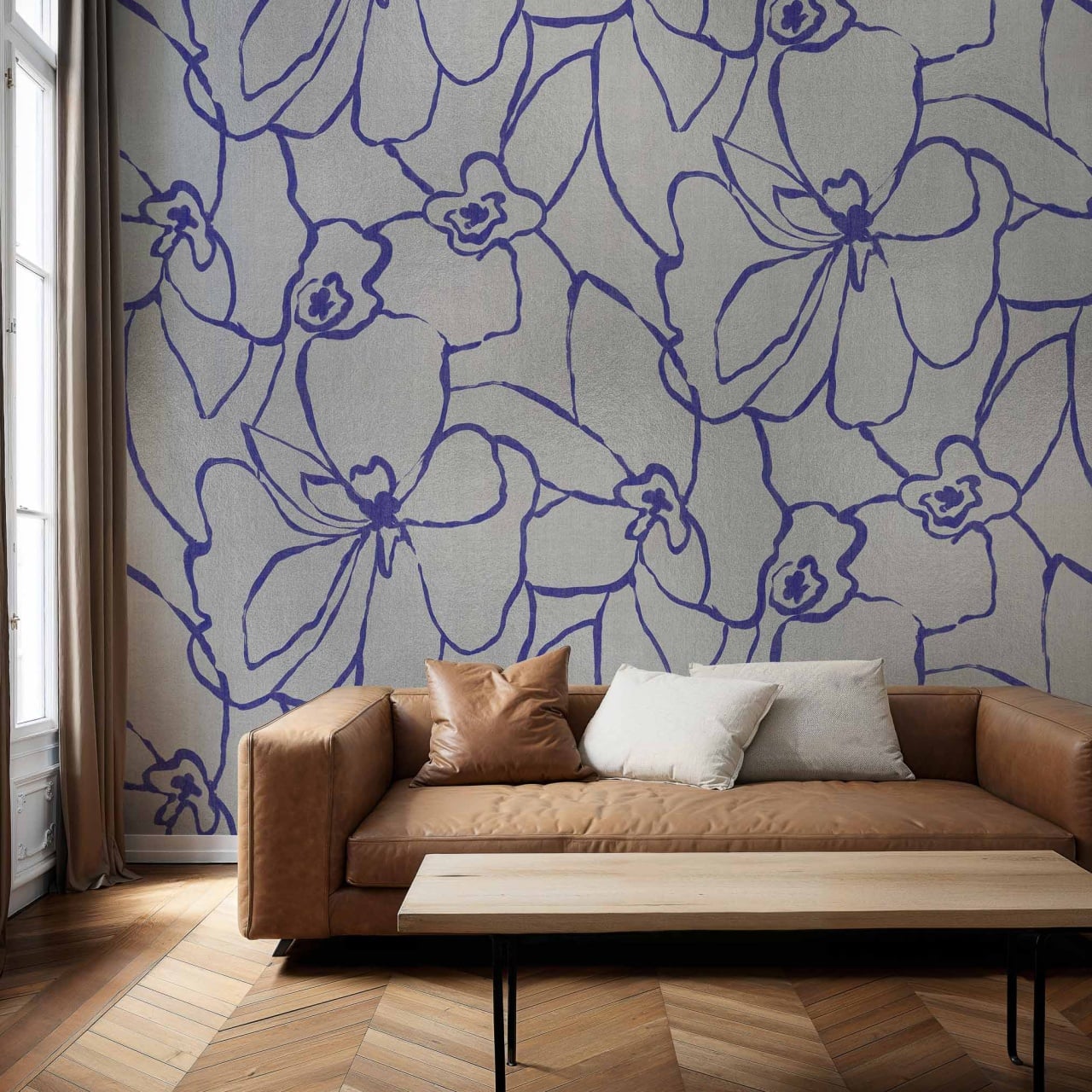 Fototapet Blooming, Silver, Coordonne