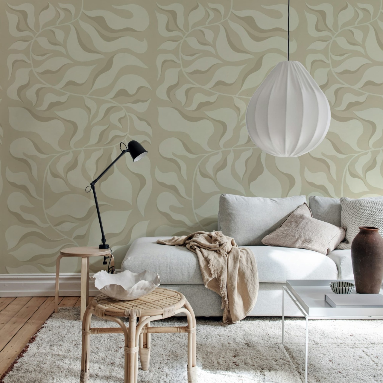 Fototapet, Bold Botanica, Beige, Rebel Walls - 3