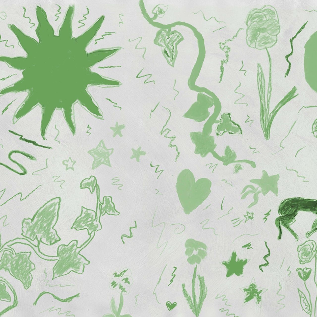 Fototapet, Chroma, Green, Rebel Walls - 2