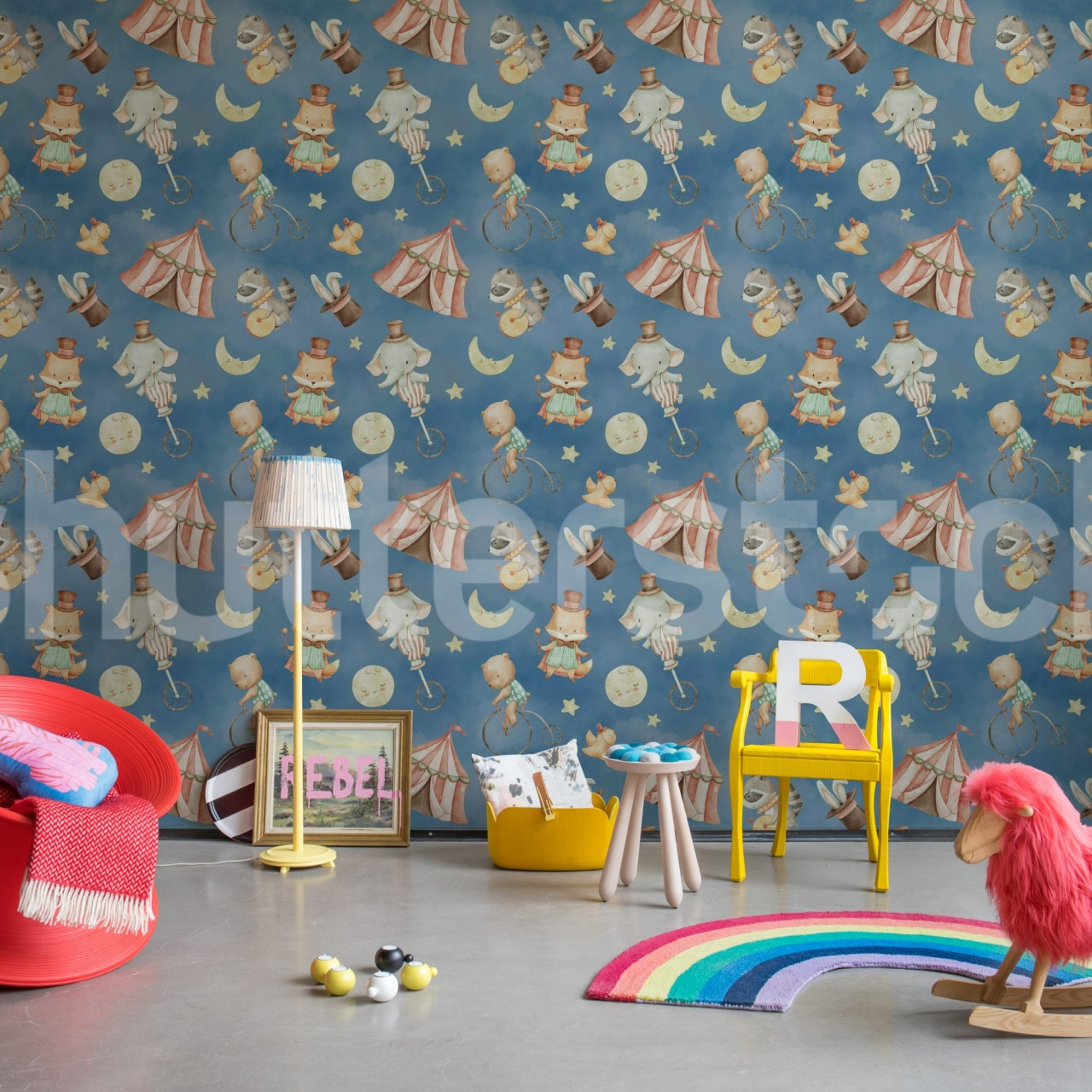Fototapet, Circus Dream, Blue, Rebel Walls - 3