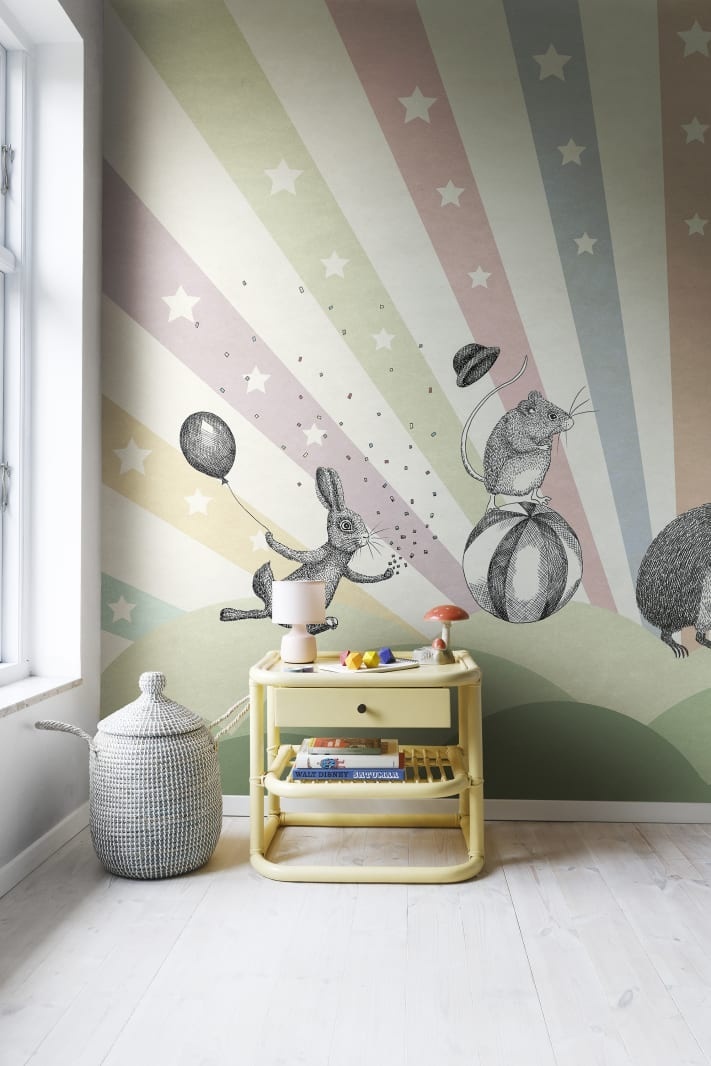 Fototapet, Circus, Pastel, Rebel Walls - 4