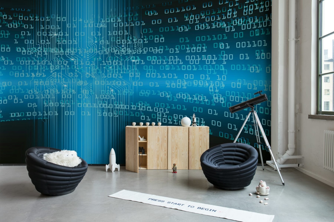 Fototapet, Code, Blue, Rebel Walls