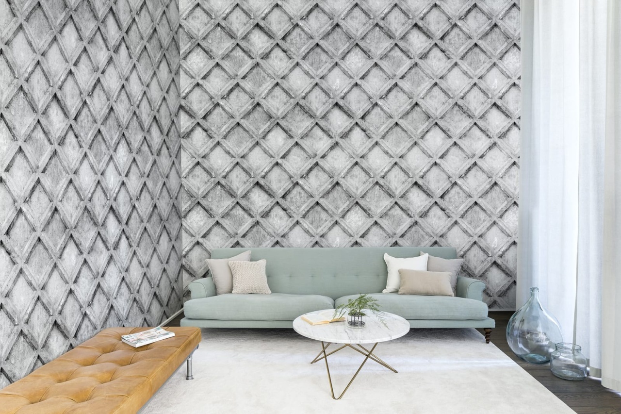 Fototapet, Concrete Trellis, Grey Rebel Walls - 4